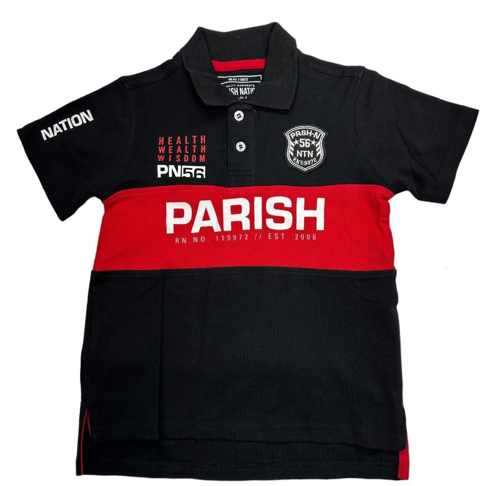 Parish Nation Color Block Polo (5/M)